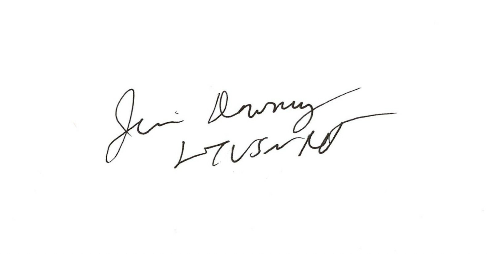 James Jim Downing Pearl Harbor Survivor Autographed Signed Index Card COA 11097