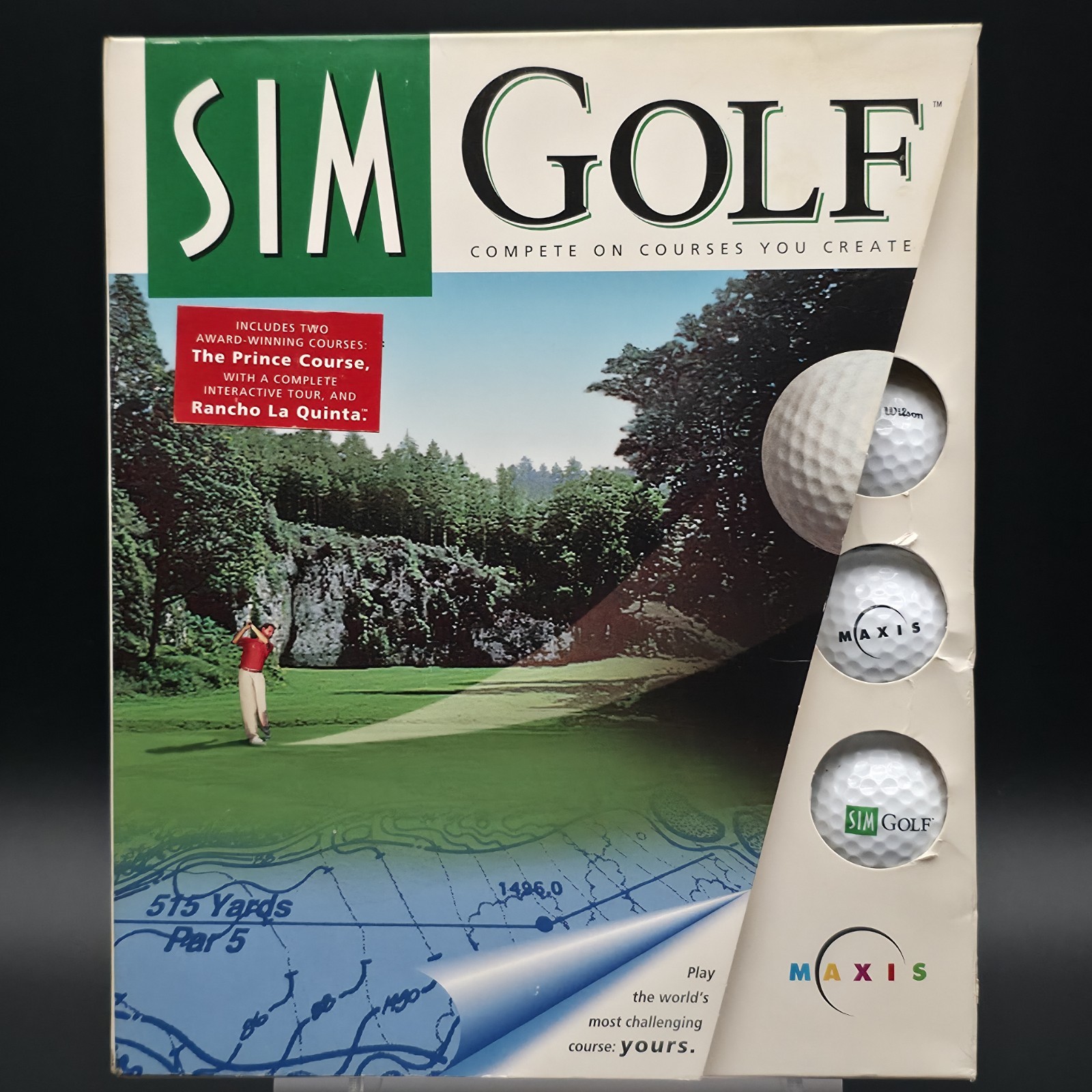 SimGolf: Compete on Courses you Create, 1996, Big Box, New & Sealed