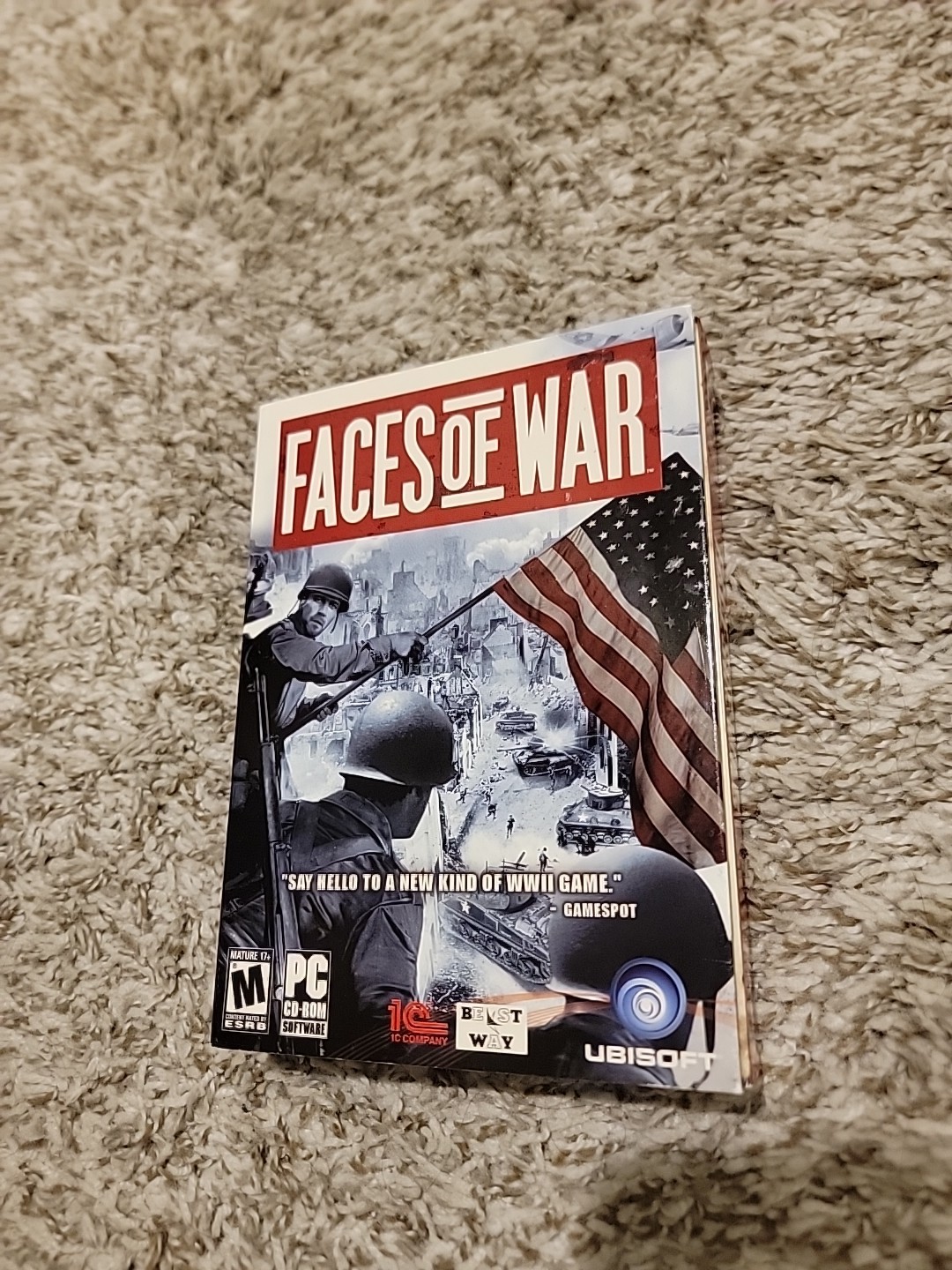 Faces of War PC Game New & Sealed Ubisoft WW2 WWII Rated M Shooter Tanks Wartime