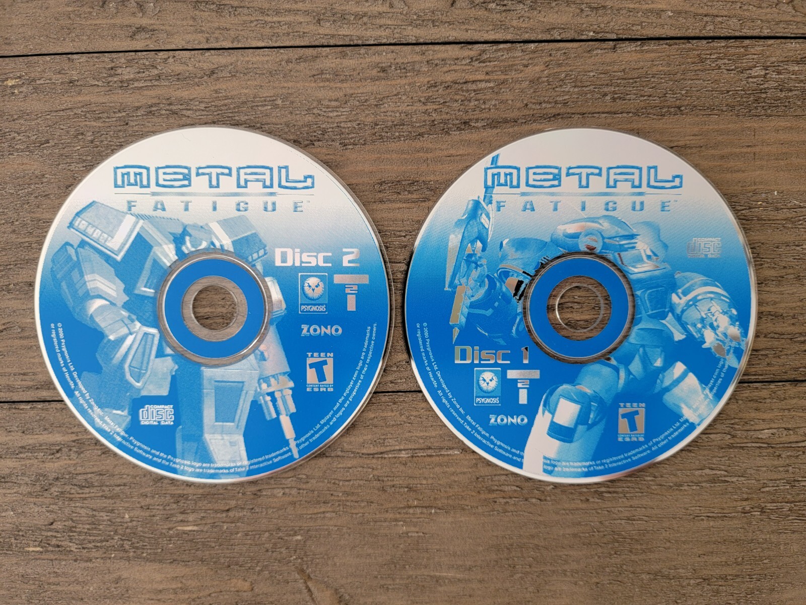 Metal Fatigue PC Game Video Strategy Game - All Discs 1 + 2 Excellent Condition