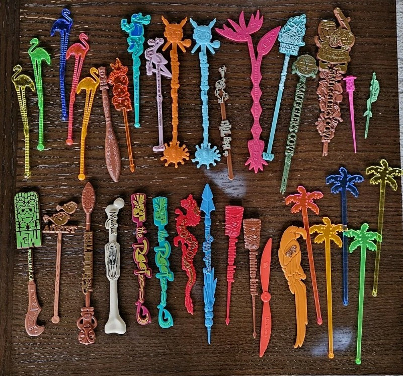 35 Tiki Bar Swizzle Tonga Room Lucky Tiki Smuggler\'s Cove Trader Vic\'s tiki mug