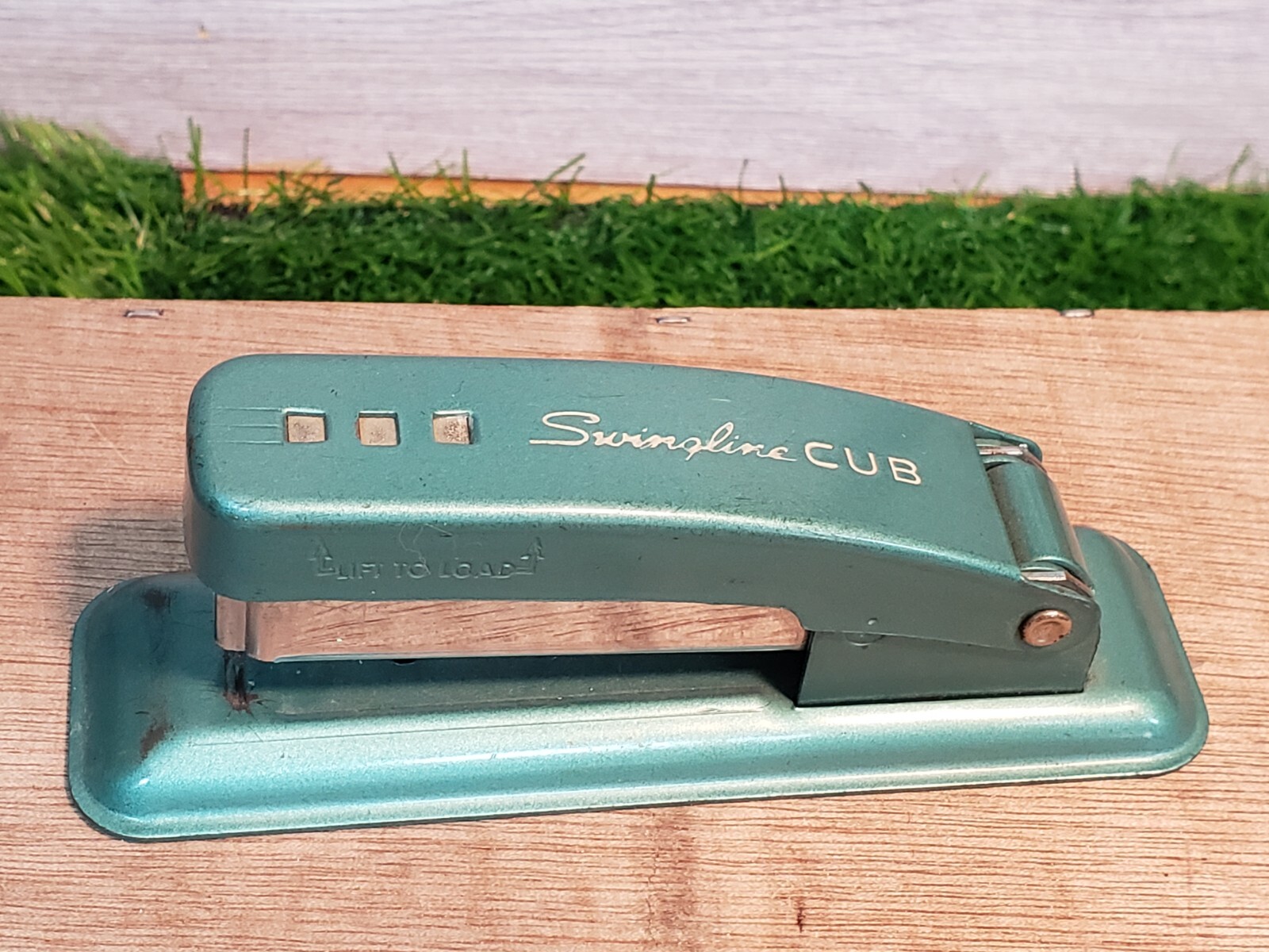 Vintage SWINGLINE CUB Mini Stapler - TEAL