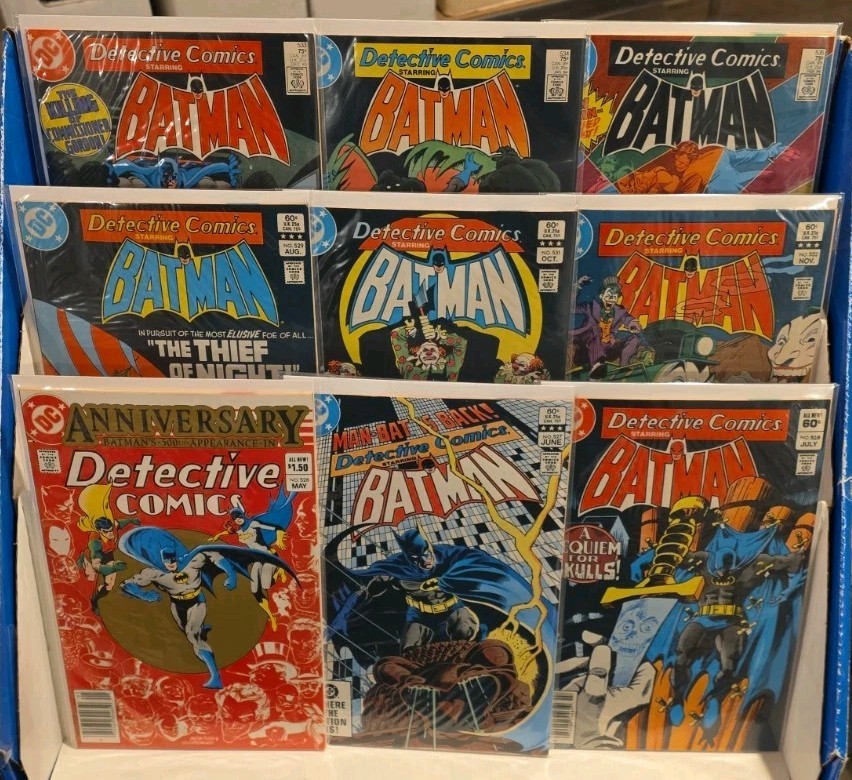 DETECTIVE COMICS #526-550 (DC) LOT OF 24 COMICS/ ALL VF-NM