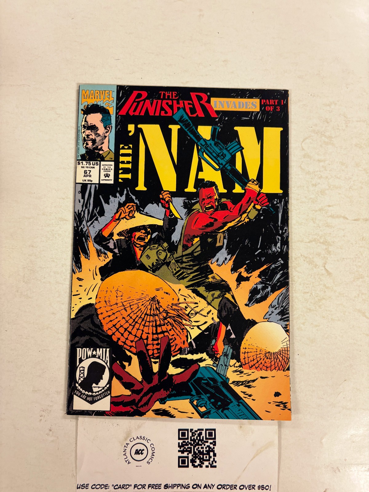 The 'NAM #67 VF Marvel Comic Books War Vietnam 4 HH81 