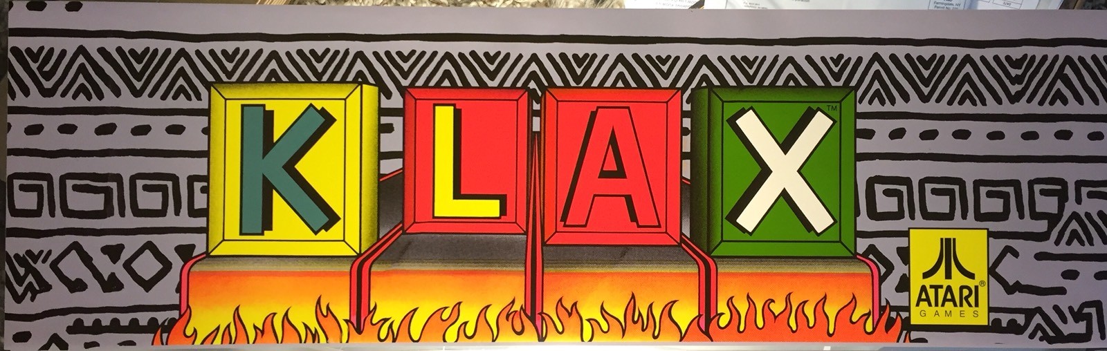 Klax Arcade Marquee 26