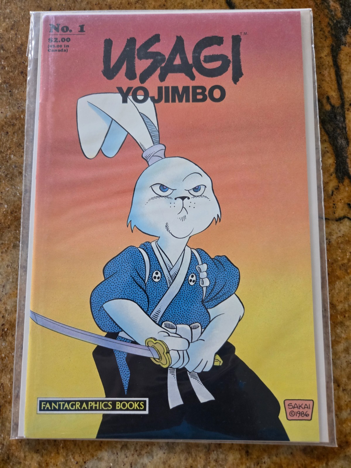 Usagi Yojimbo 1 Fantagraphics 1st Print by Stan Sakai: NM Bagged/Boarded