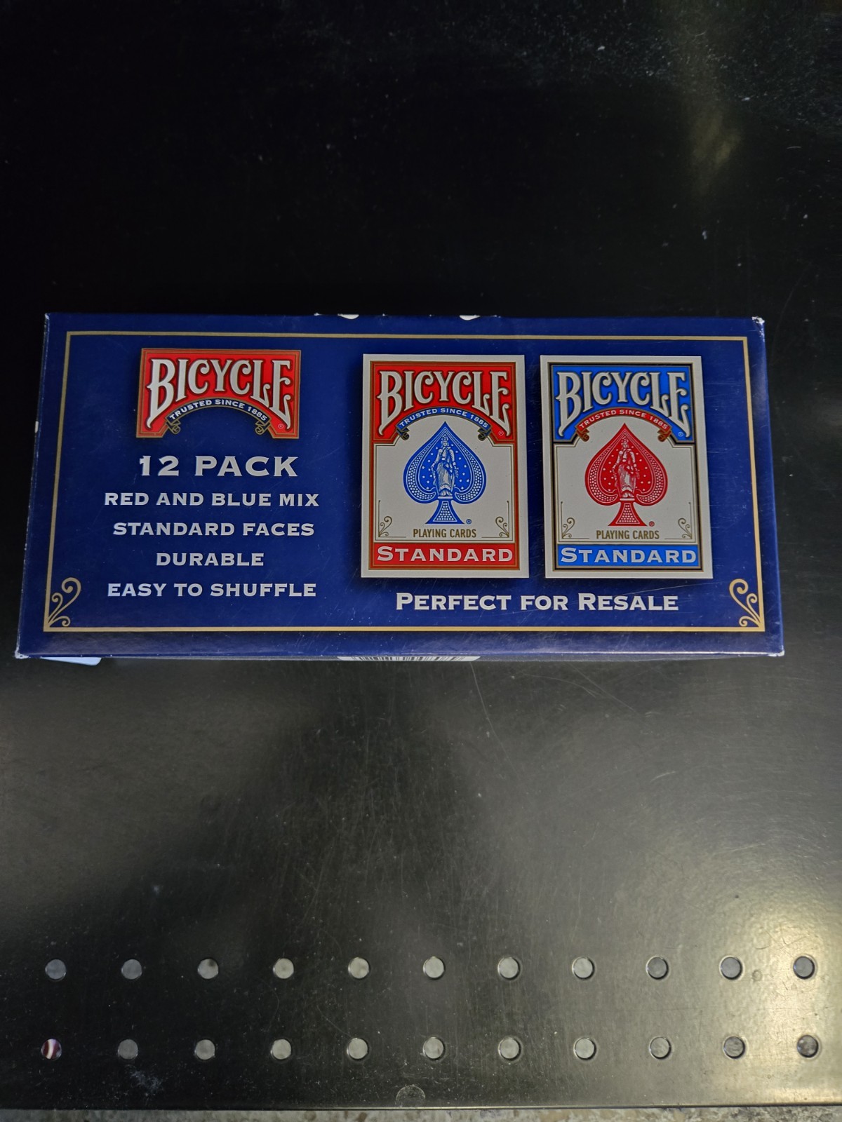 Bicycle Standard Playing Cards (12 Pack) Red & Blue Poker Size Decks