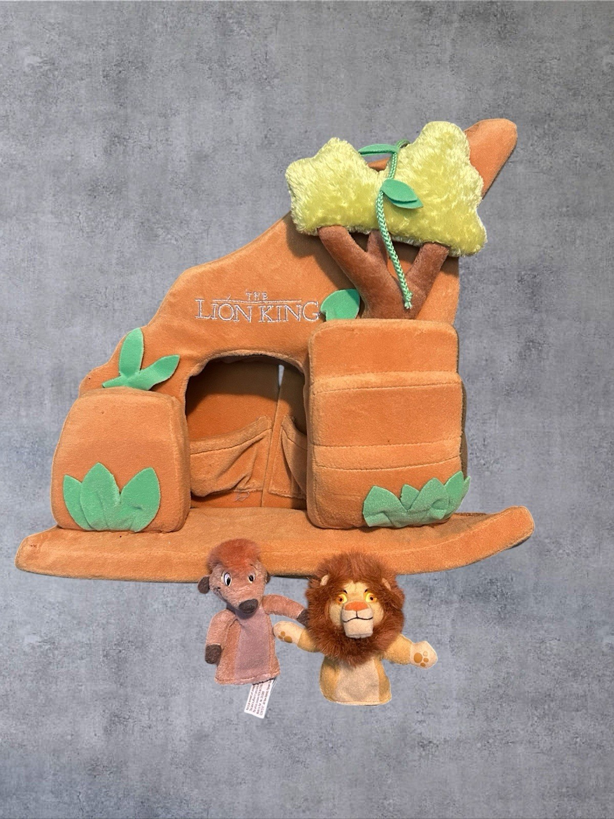 Disney Store The Lion King Finger Puppet Playset Simba Rare Treehouse Plush Set
