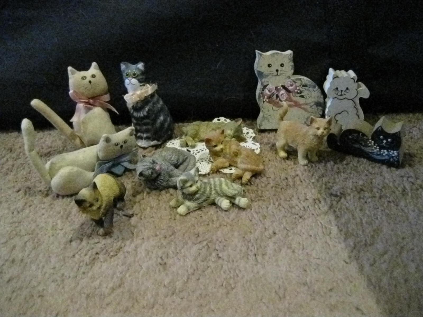 cats cats *more cats  loose lot most 2 inches vey cute 12 cats