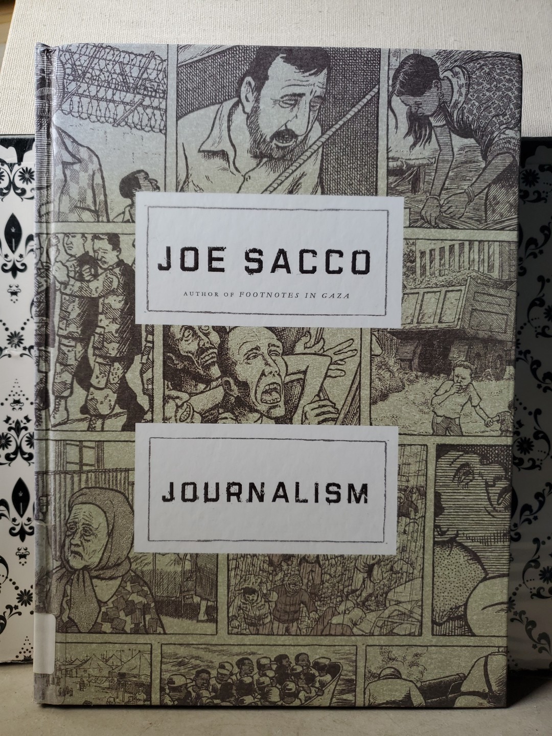Journalism Joe Sacco Hardcover 2012 First US Edition Graphic Novel Ex Library