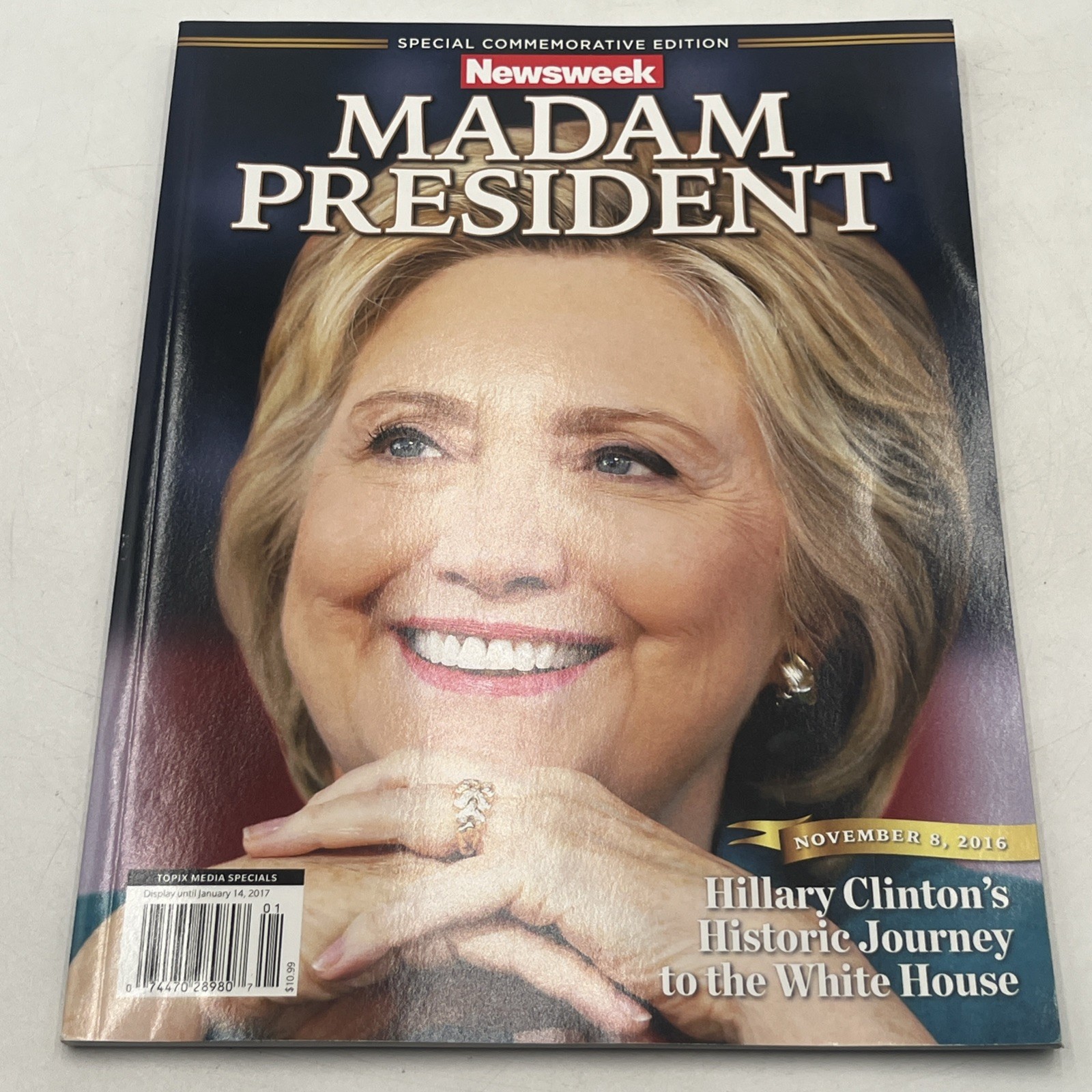 Madam President Newsweek Hillary Clinton Authentic Recalled Edition