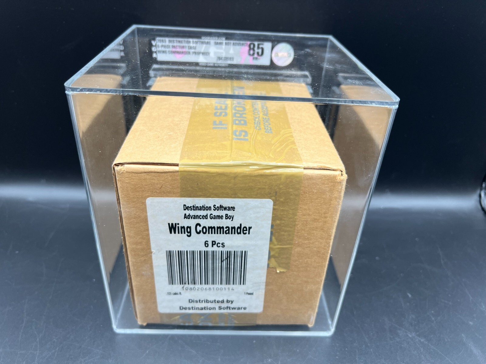 Wing Commander: Prophecy GBA 6-CASE PACK VGA 85 FACTORY SEALED MINT WATA
