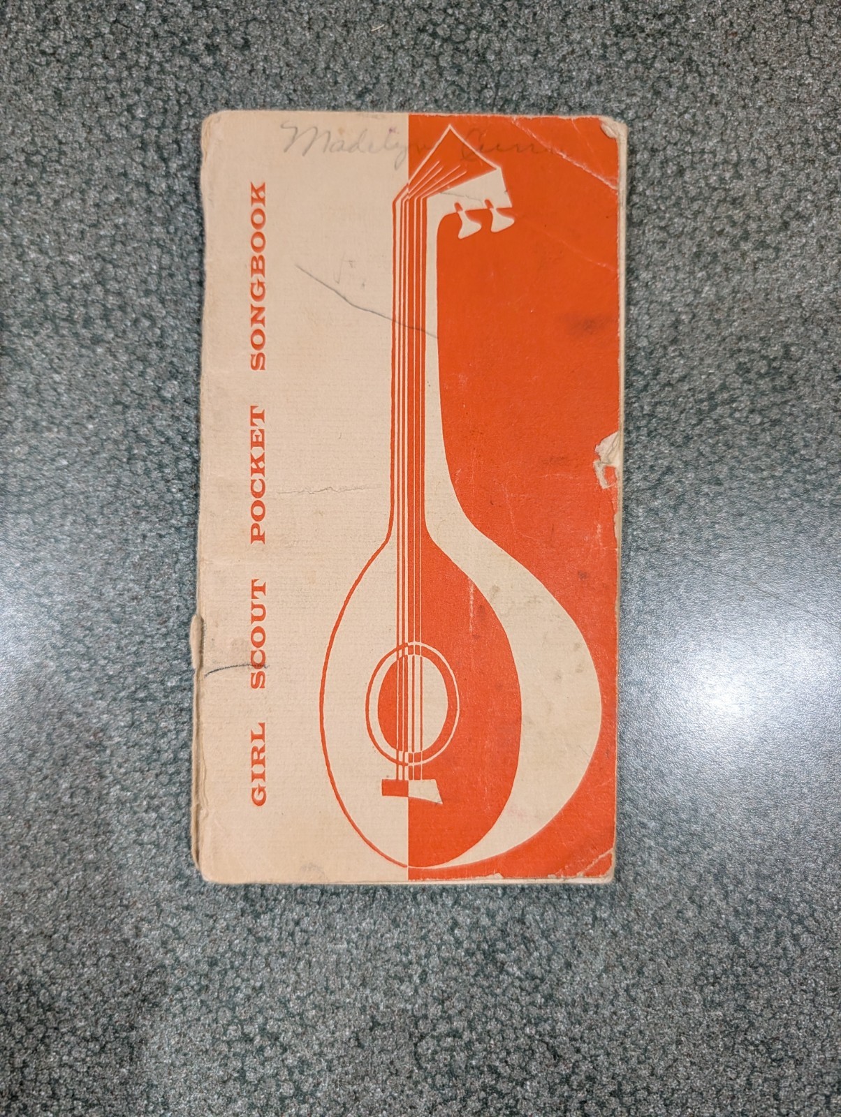 Vintage 1956 Girl Scout Pocket Songbook Music Booklet Catalog 20-192 Ephemera