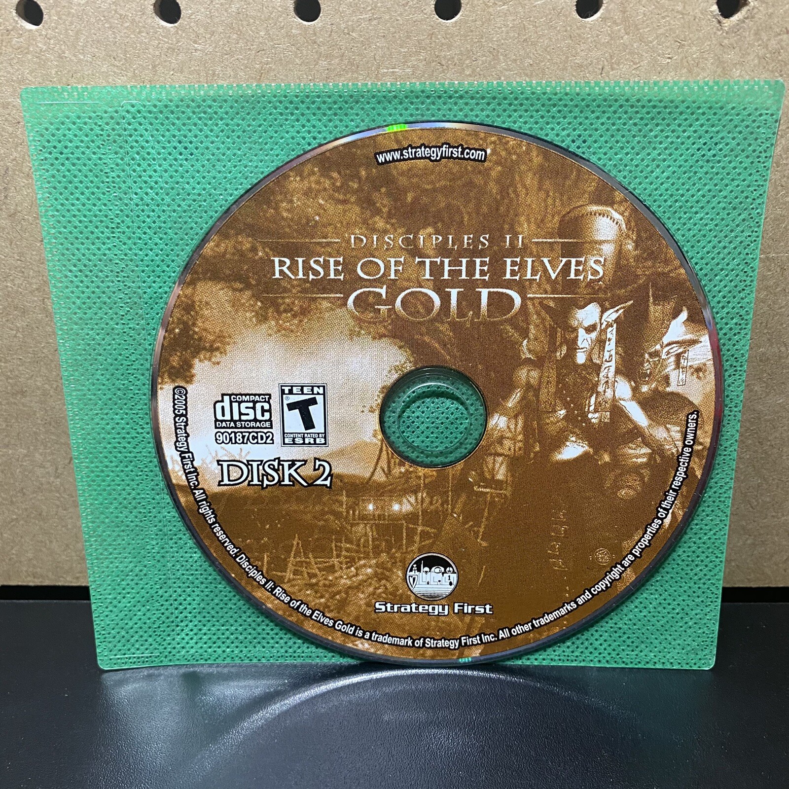 DISCIPLES II  - RPG PC Game -Rise of the Elves Gold - Disc 2 Disk Only