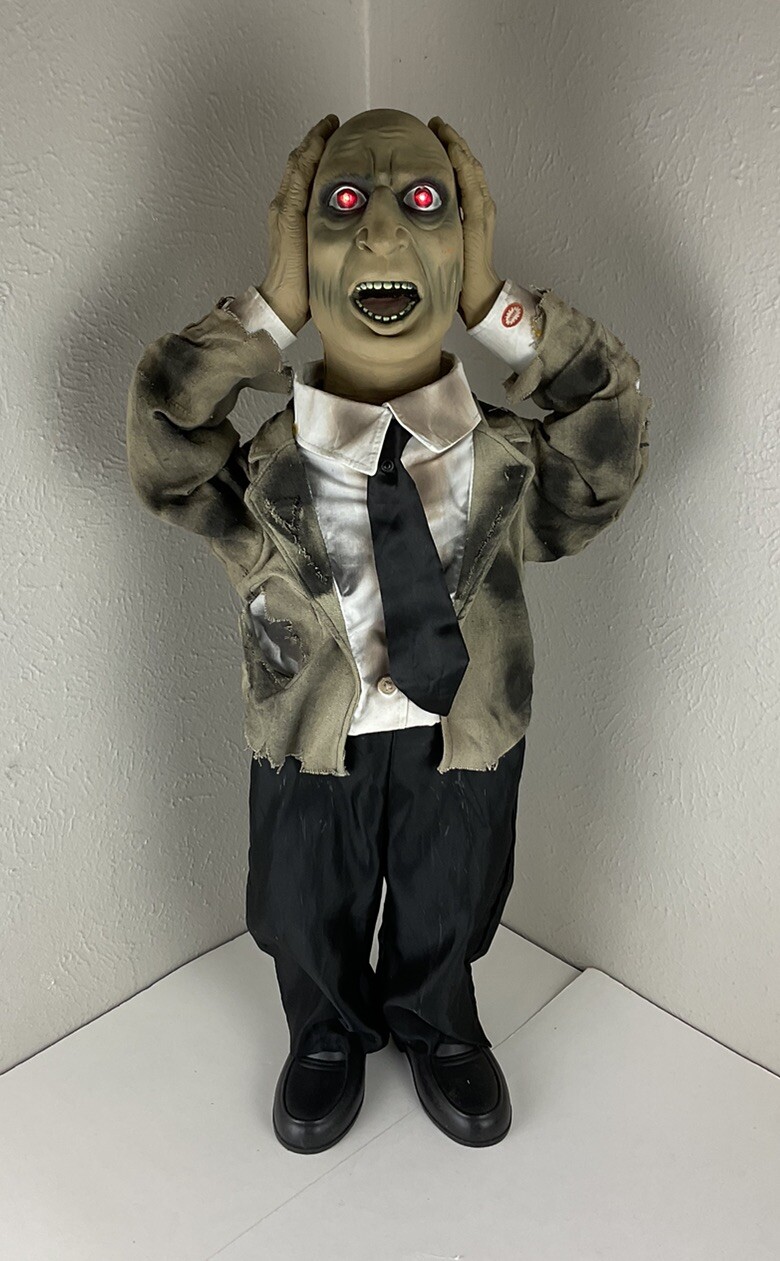 Heads Up Harry  32” Animated Talking Halloween Prop Magic Power 2006 Tested