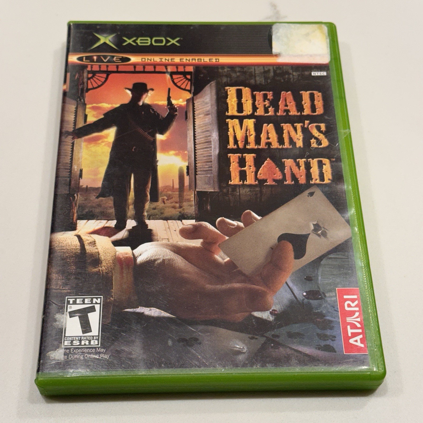 Dead Man's Hand (Xbox, 2004) Complete CIB Manual TESTED 