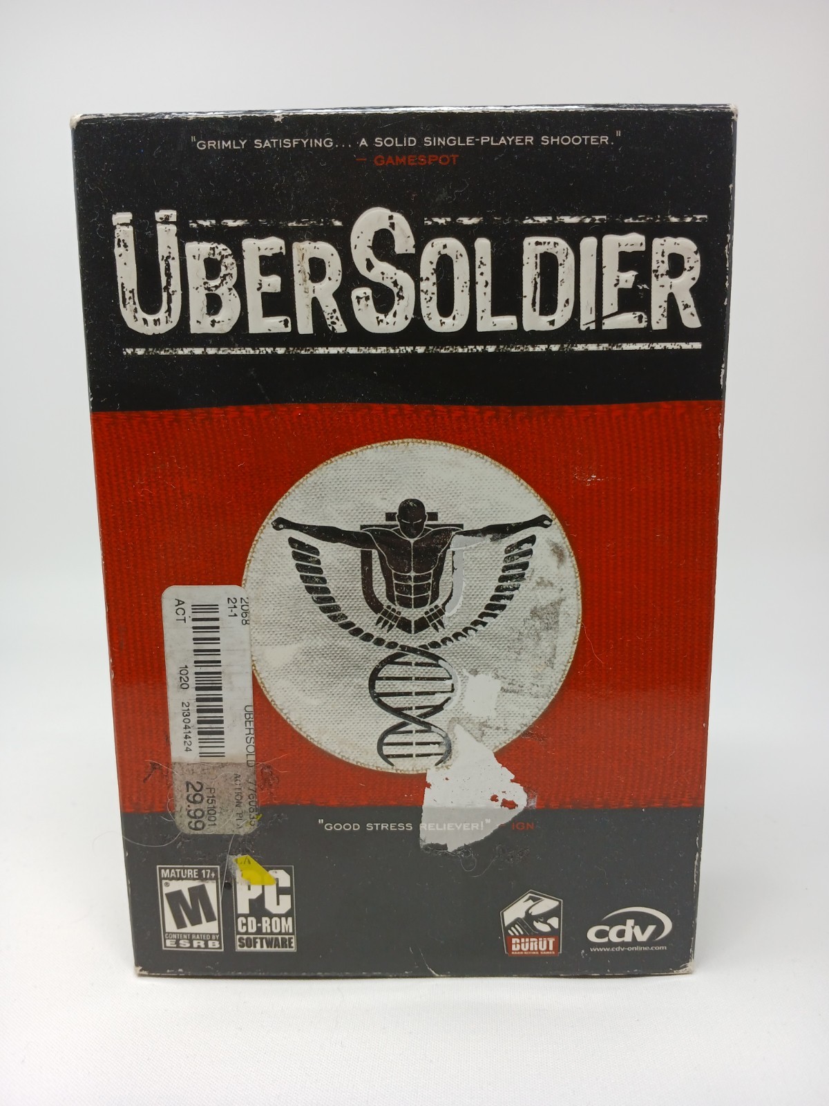 UberSoldier PC Game Complete CIB WWII FPS Action CDV 2006 Rare w/Manual