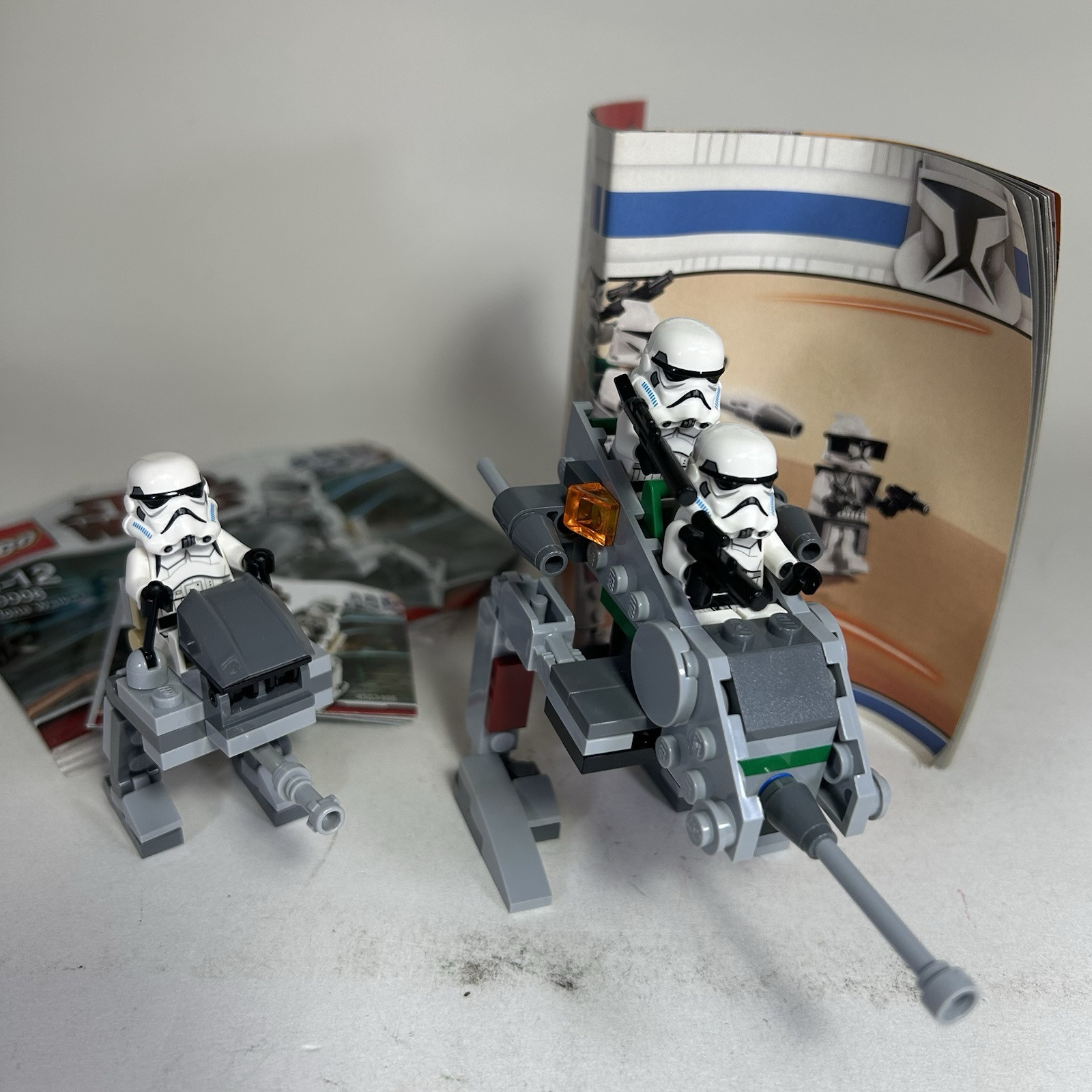 From LEGO Star Wars Set #8014 #30006 CLONE WALKER Incomplete AFOL Instructions