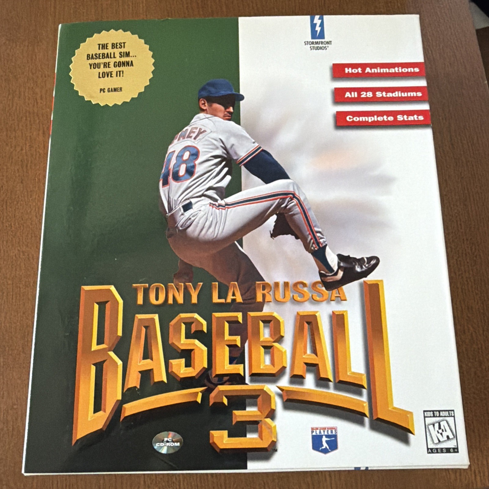 TONY LA RUSSA BASEBALL 3 BY STORMFRONT STUDIOS IN BIG BOX, FACTORY SEALED