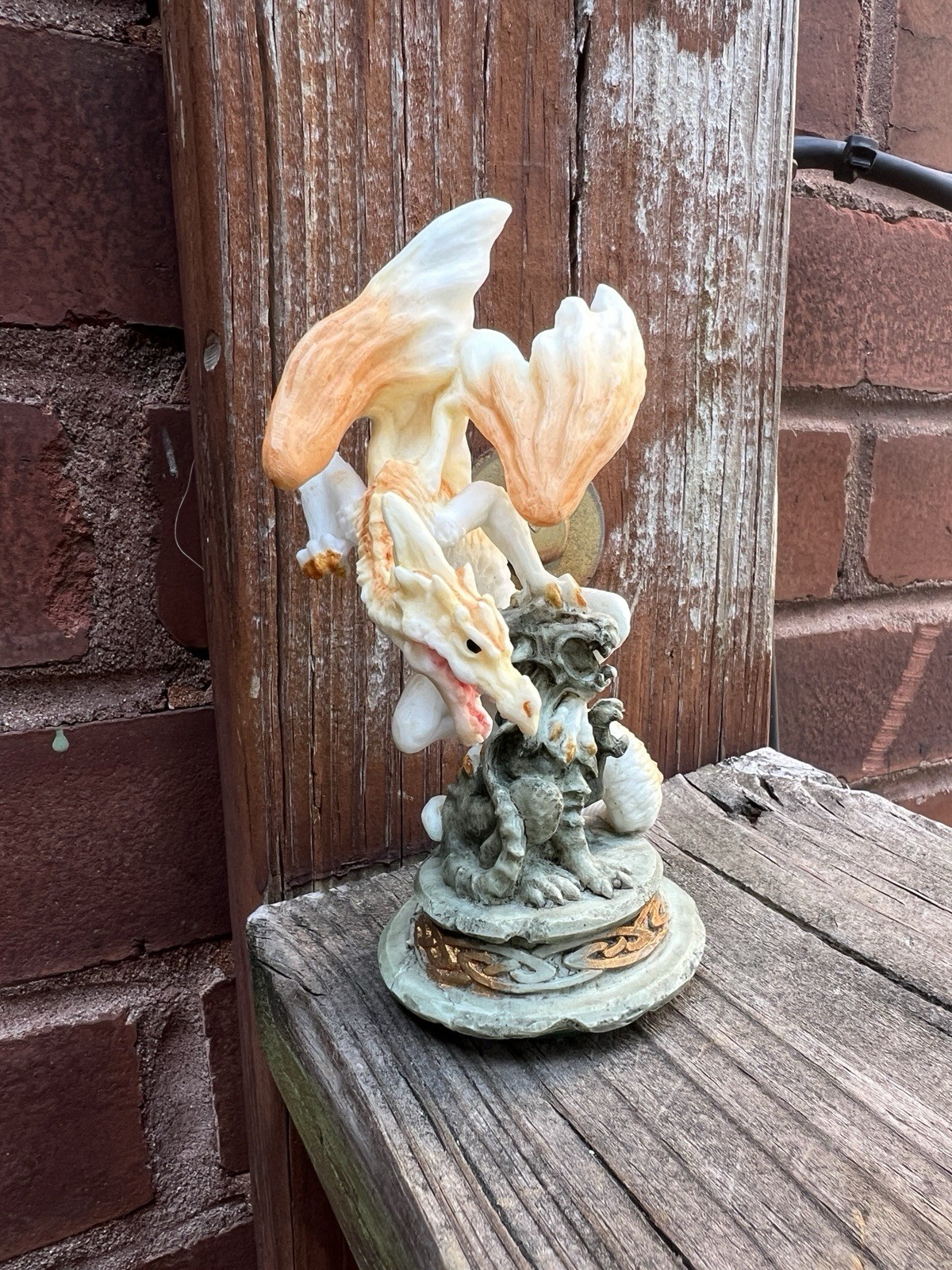 Vintage Enchantica Yorga Dragon Figurine EN2136  Collector Series 1999 Mythical