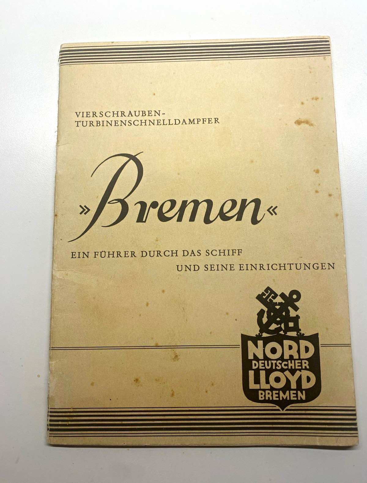 Norddeutscher Lloyd Bremen SS \