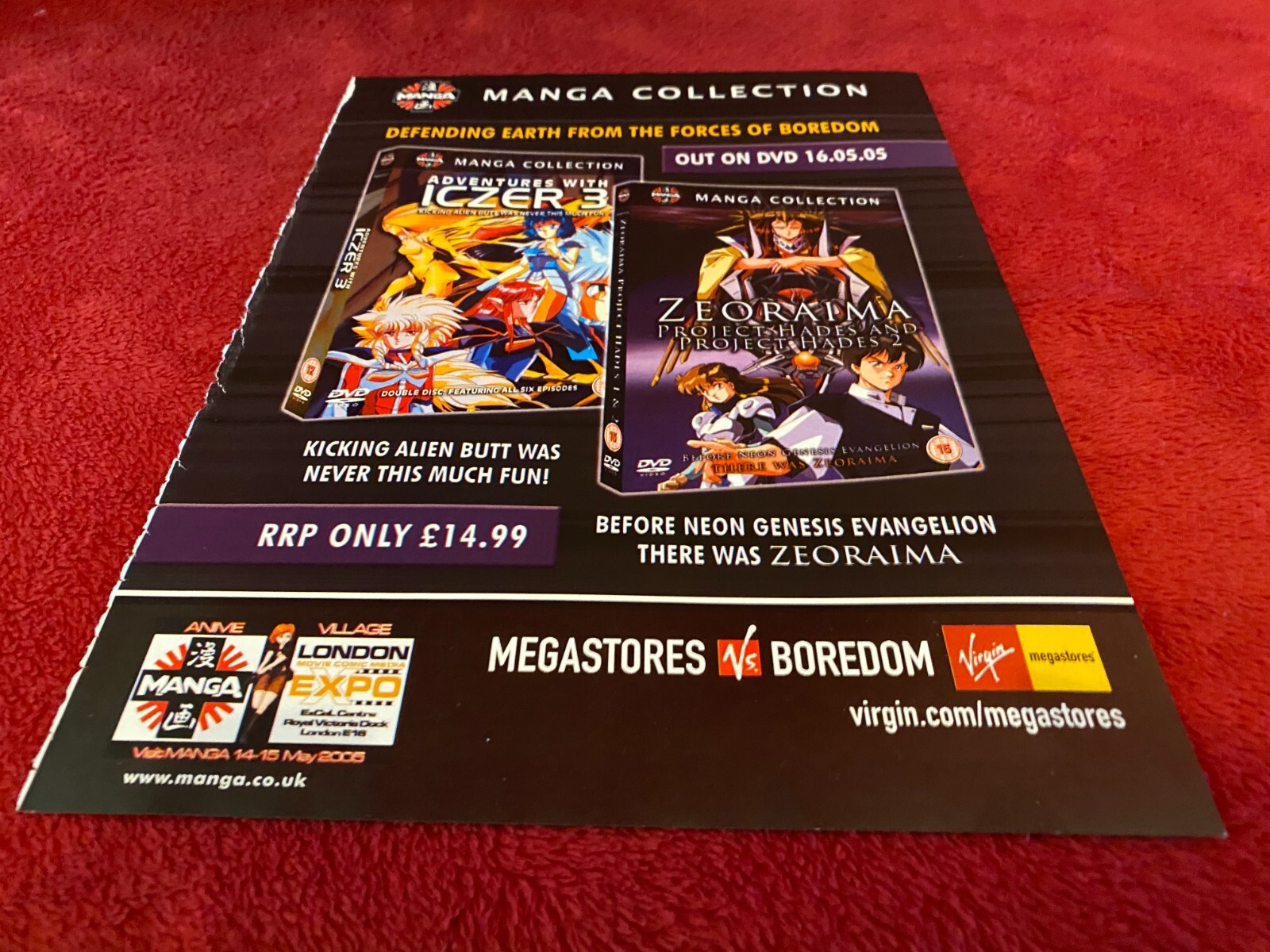 PADA11 ADVERT 11X9 MAGANA COLLECTION. ICZER 3. ZEORAIMA