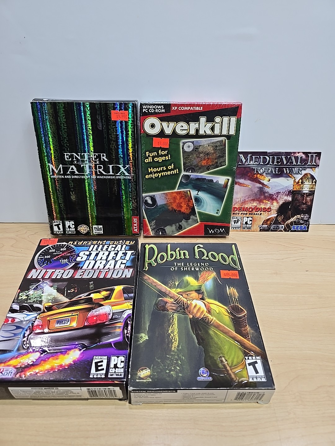Robin Hood The Legend of Sherwood Enter The Matrix Midnight Outlaw Nitro PC Game