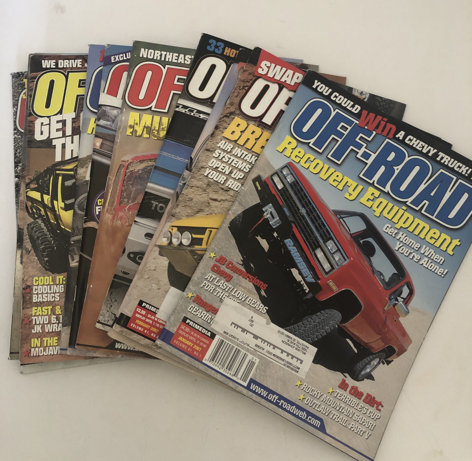 OFF-ROAD 2007 Magazine Complete Year 