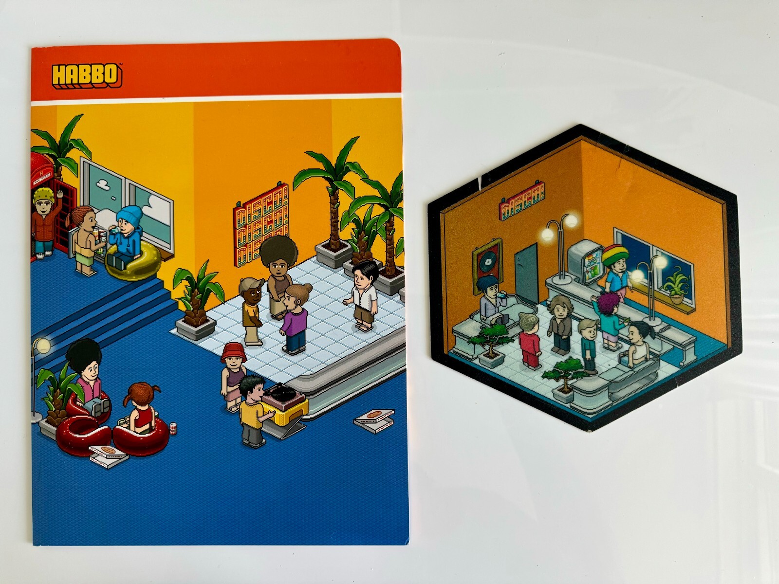 Habbo Hotel Staff Folder & Mousepad *RARE*