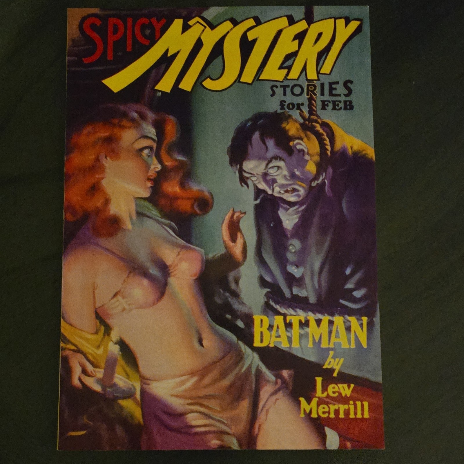 Spicy Mystery Stories Pulp Replica Edition 2/1936-Batman