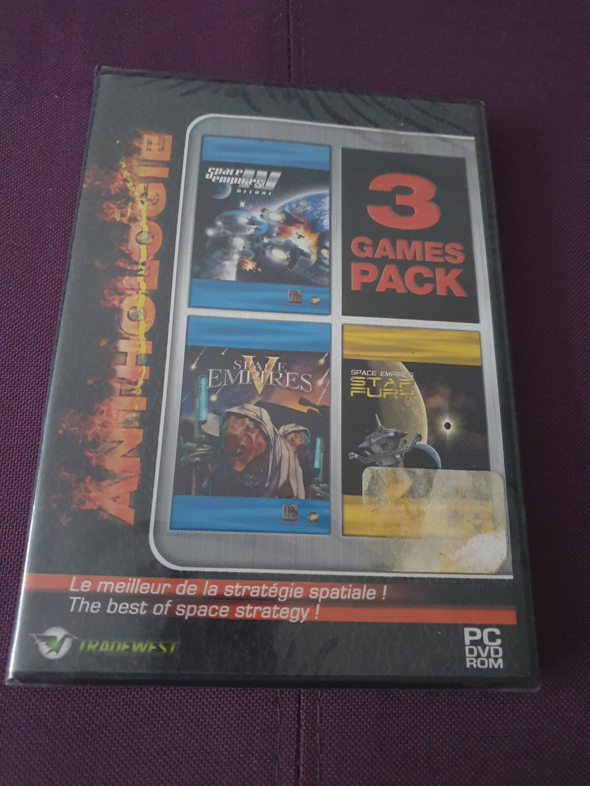 Space Empires Anthologie 4 5 IV V Star Fury 3 games Run on Windows 7 and 11 Rare