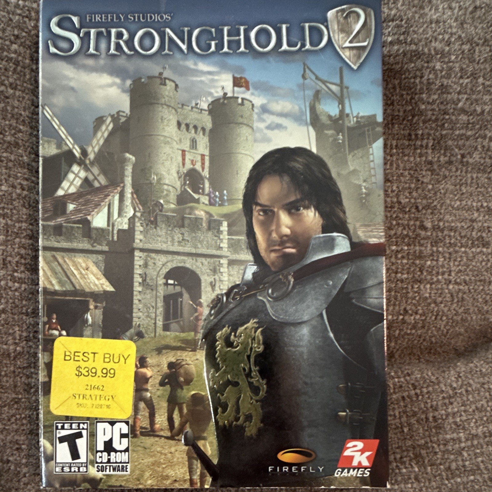 2K Games Stronghold 2 PC CD-ROM Strategy RTS T 2005 Manual Included