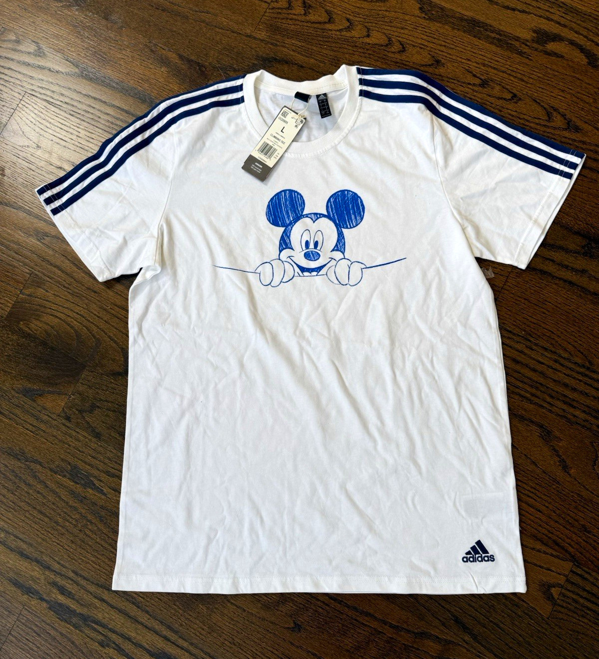 adidas x Disney Mickey Mouse Extreme Sports Climbing Tee GQ0905 L NWT Rare