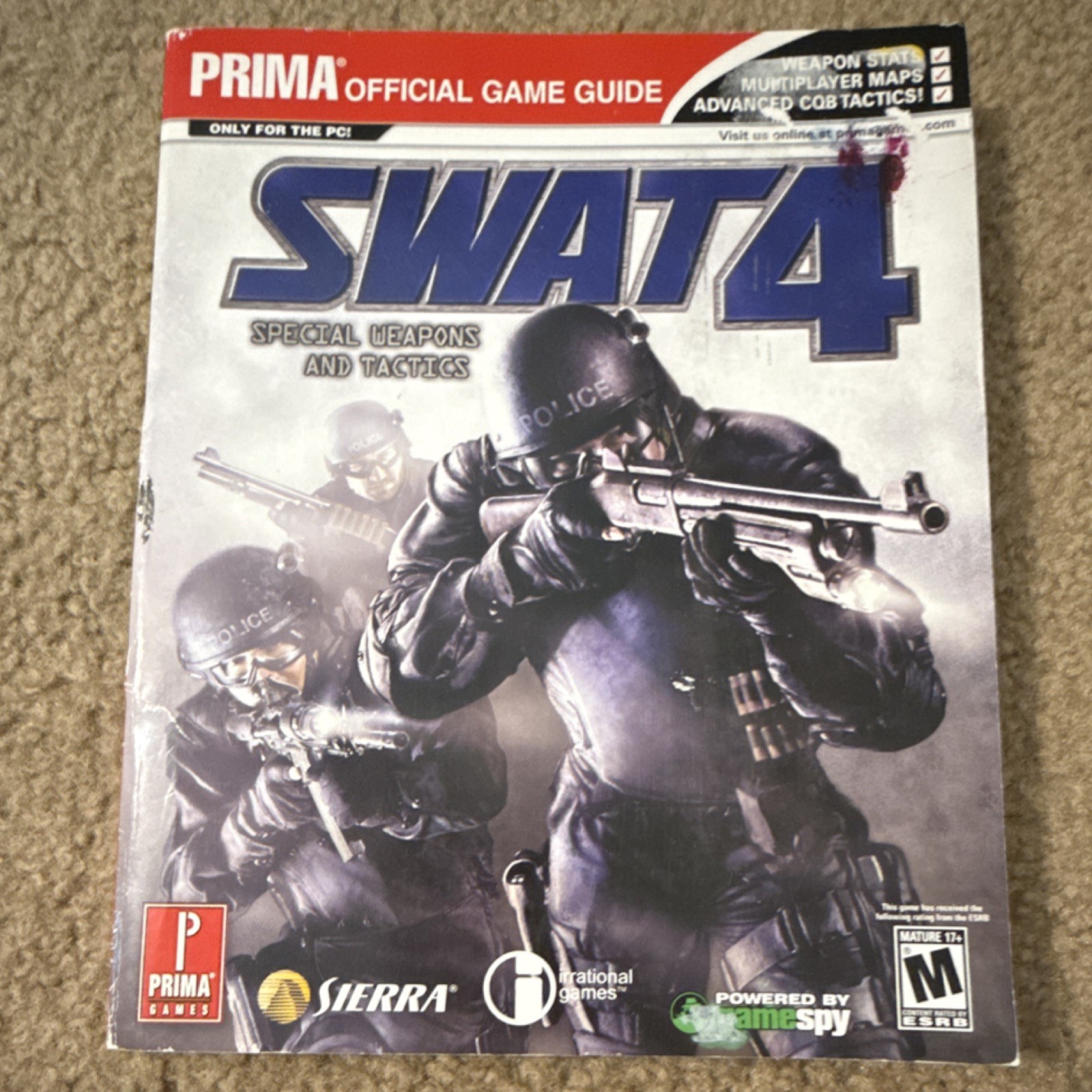 SWAT 4 Prima Official Strategy Guide PC Sierra Irrational Games 2005