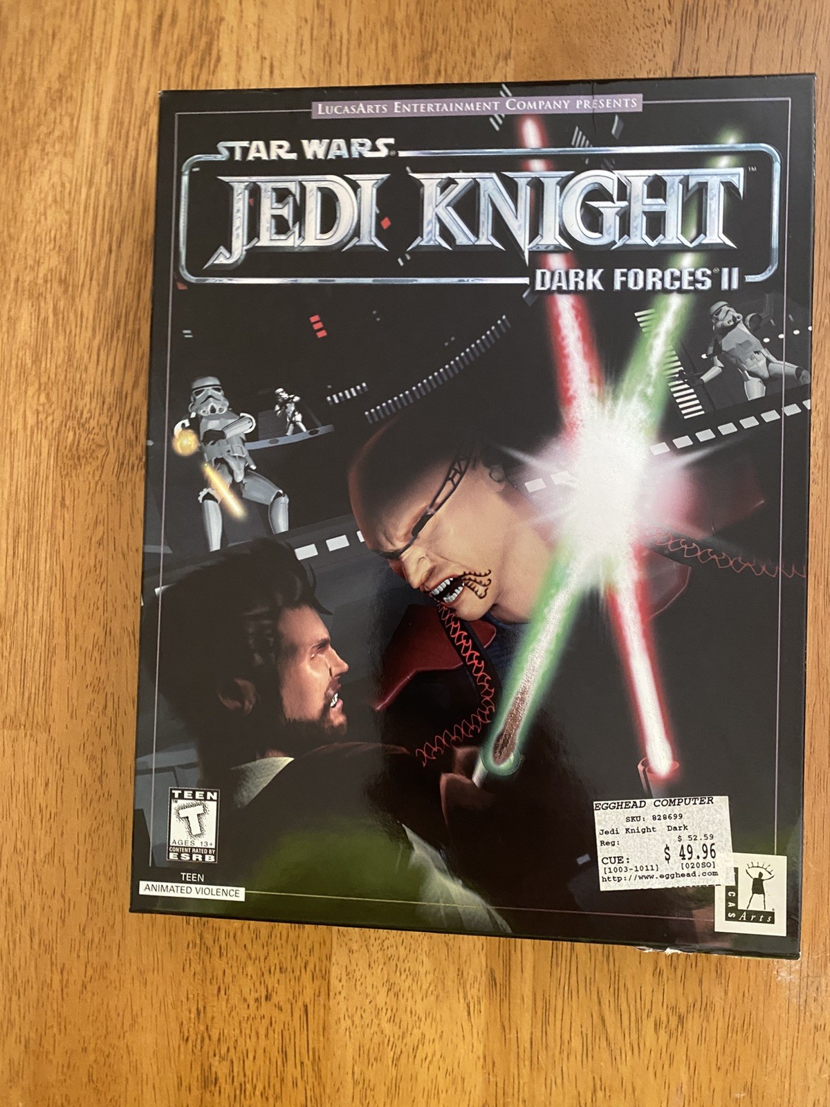 STAR WARS JEDI KNIGHT DARK FORCES II 2 - PC - BIG BOX 1997 VINTAGE