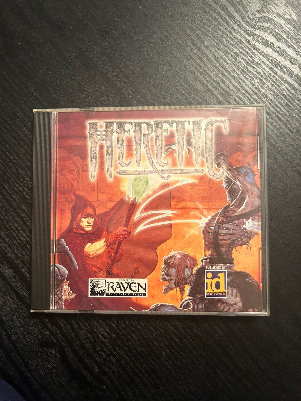 Heretic PC CD-ROM Tested, Disc And Booklet Tested Very Good Condition Rare 