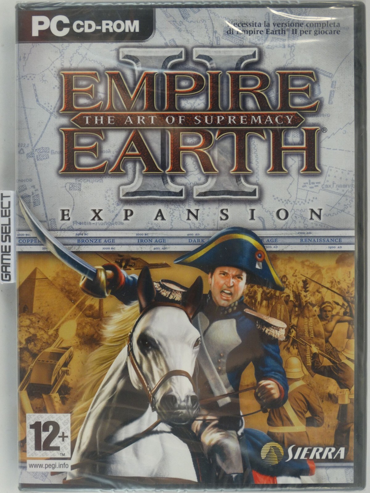 EMPIRE EARTH II THE ART OF SUPREMACY EXPANSION 2 PC COMPUTER CD ITALIAN NEW