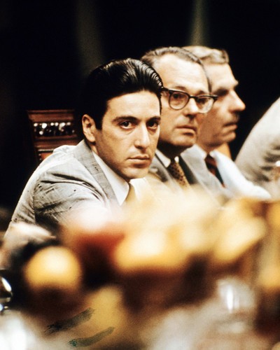 AL PACINO THE GODFATHER AT MAFIA MEETING PRINTS AND POSTERS 287473