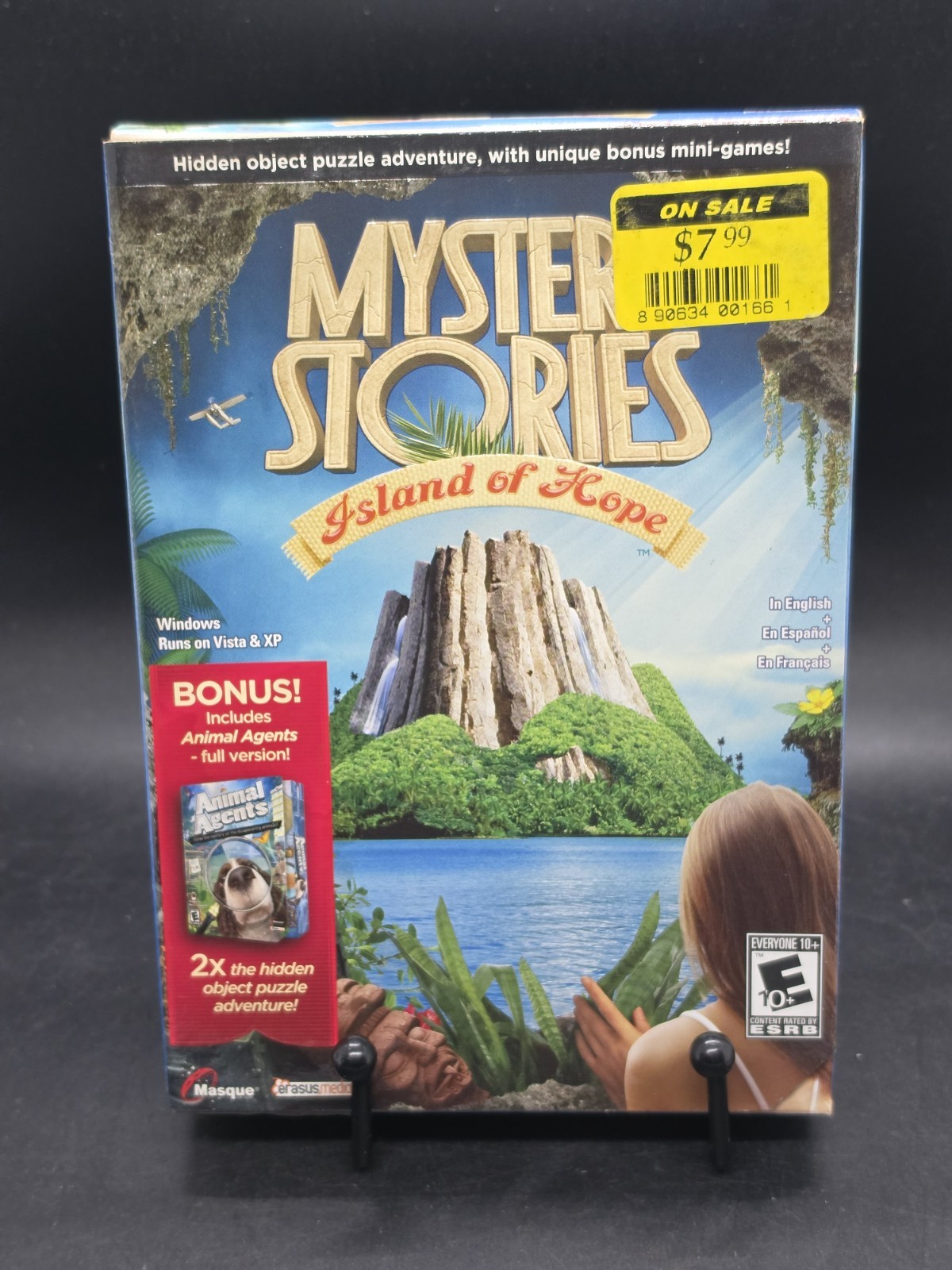 Mystery Stories Island Of Hope Windows Vista/XP Bonus Animal Agents New Sealed 