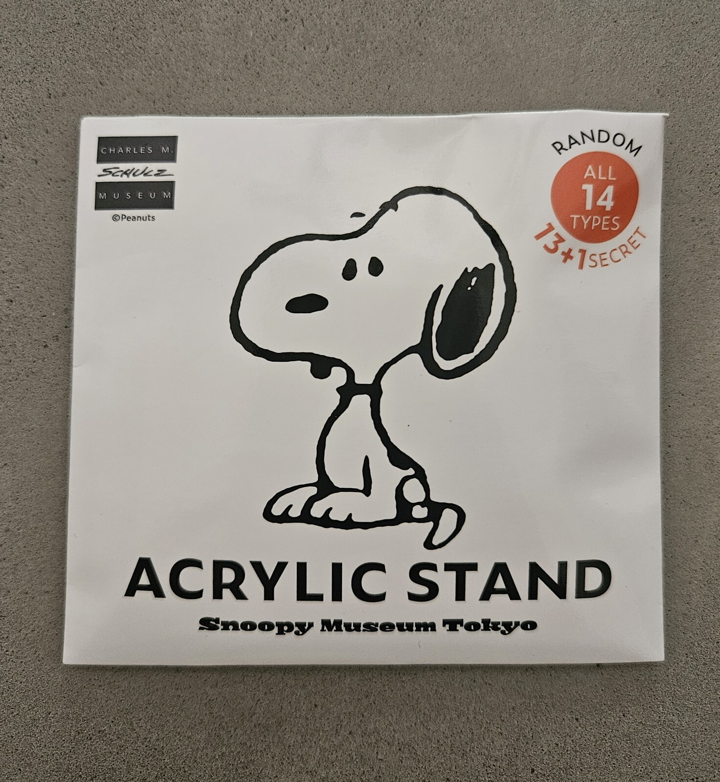 New Snoopy Museum Tokyo Limited Random (1) Acrylic Stand Collectible US Seller