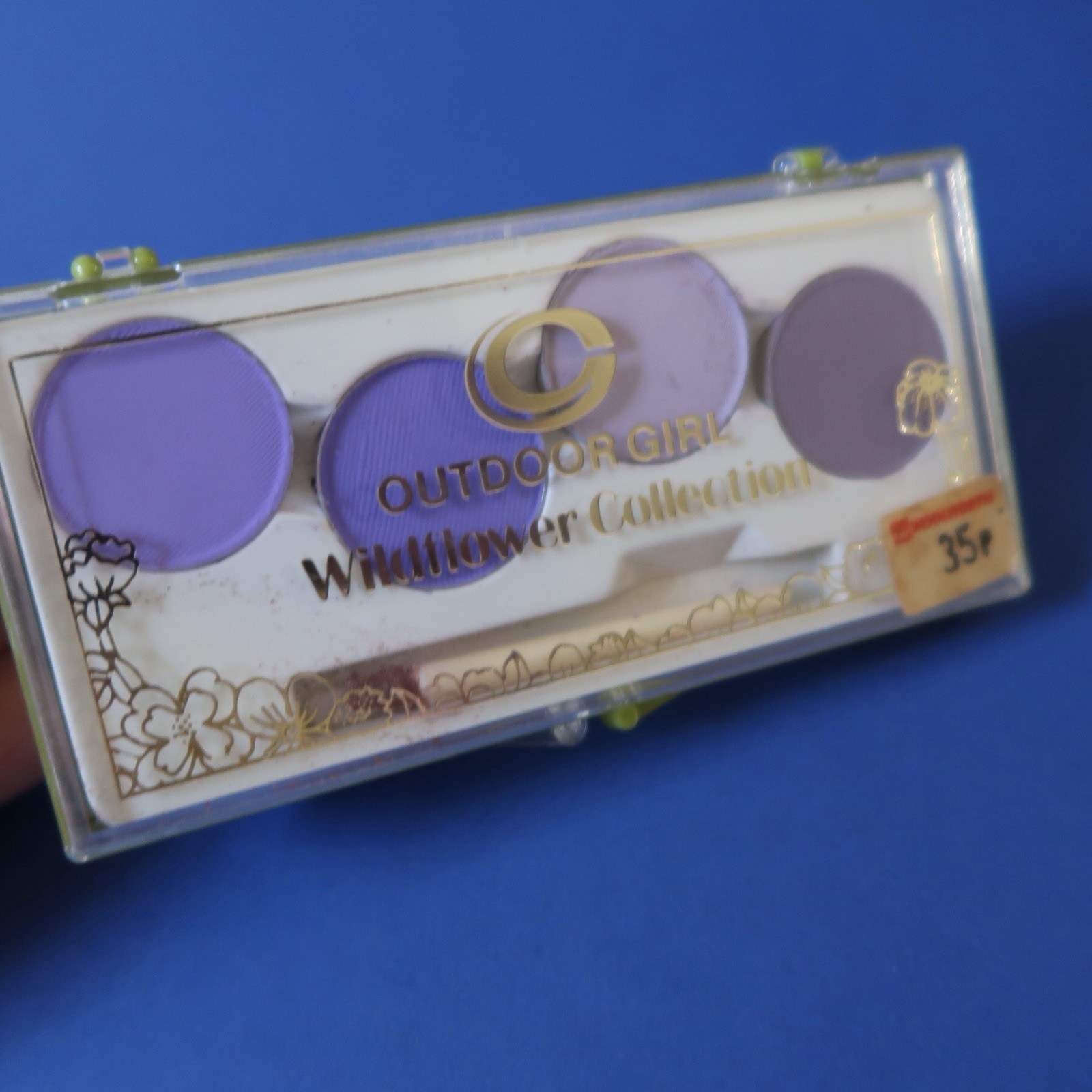 Vintage “Outdoor Girl” England 1960s Wildflower Collection Eyeshadow Purple