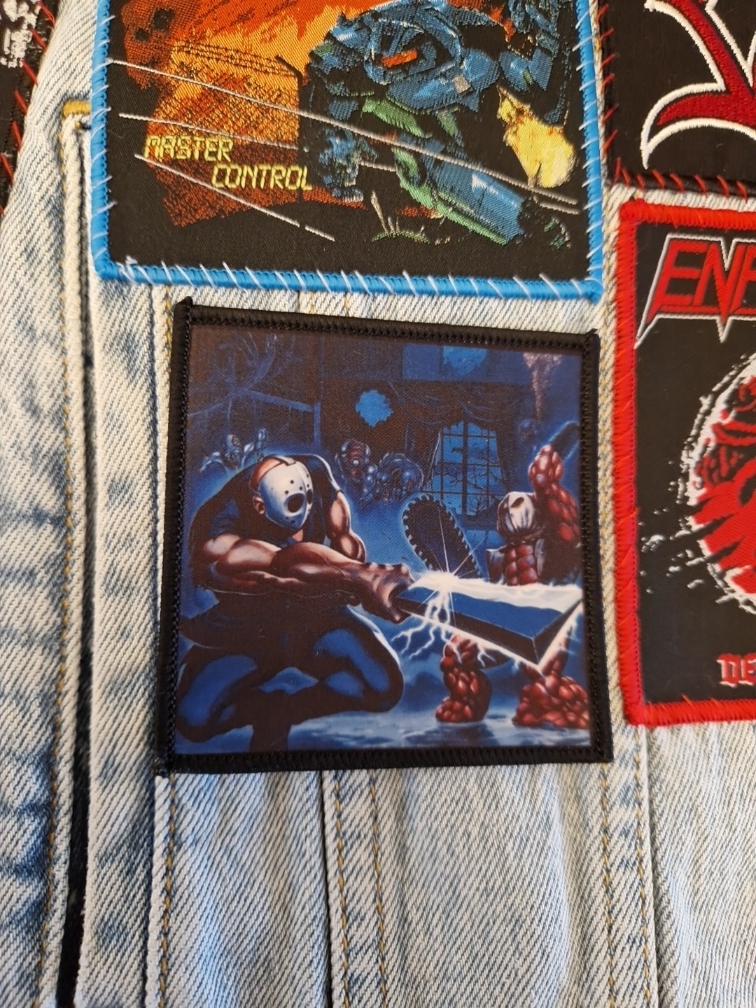 Splatterhouse Retro Horror Retro Video Game Sega Namco Patch Sew On