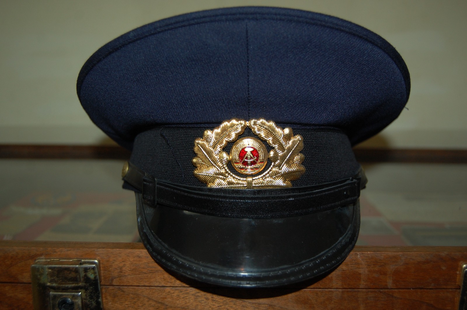 Original East German Navy  Visor in Unissued Condition