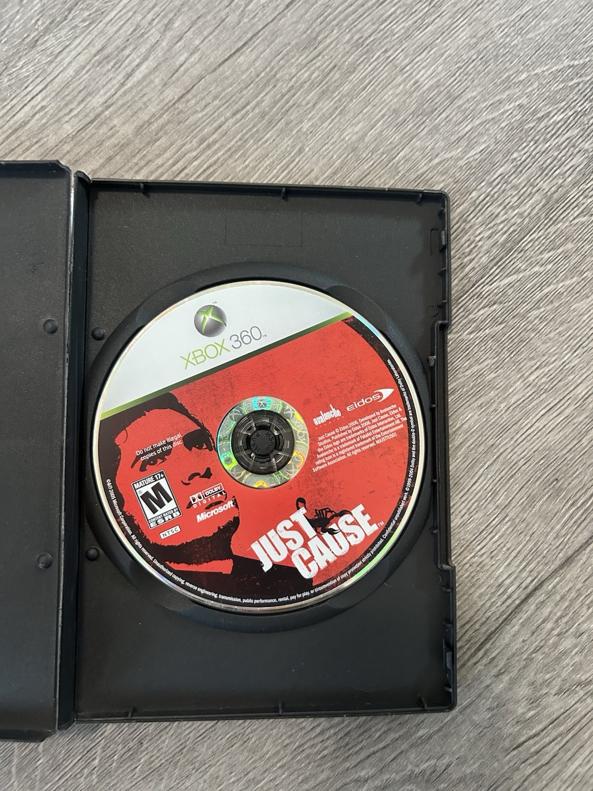Just Cause (Microsoft Xbox 360, 2006) includes  Manual-Tested & Working