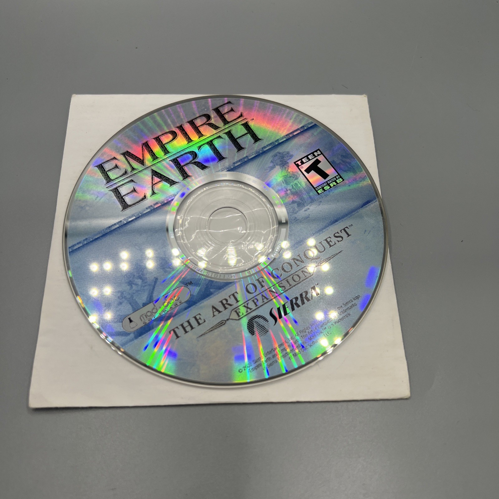 Empire Earth The Art of Conquest Expansion PC CD-ROM 2002 Windows XP  Disk Only