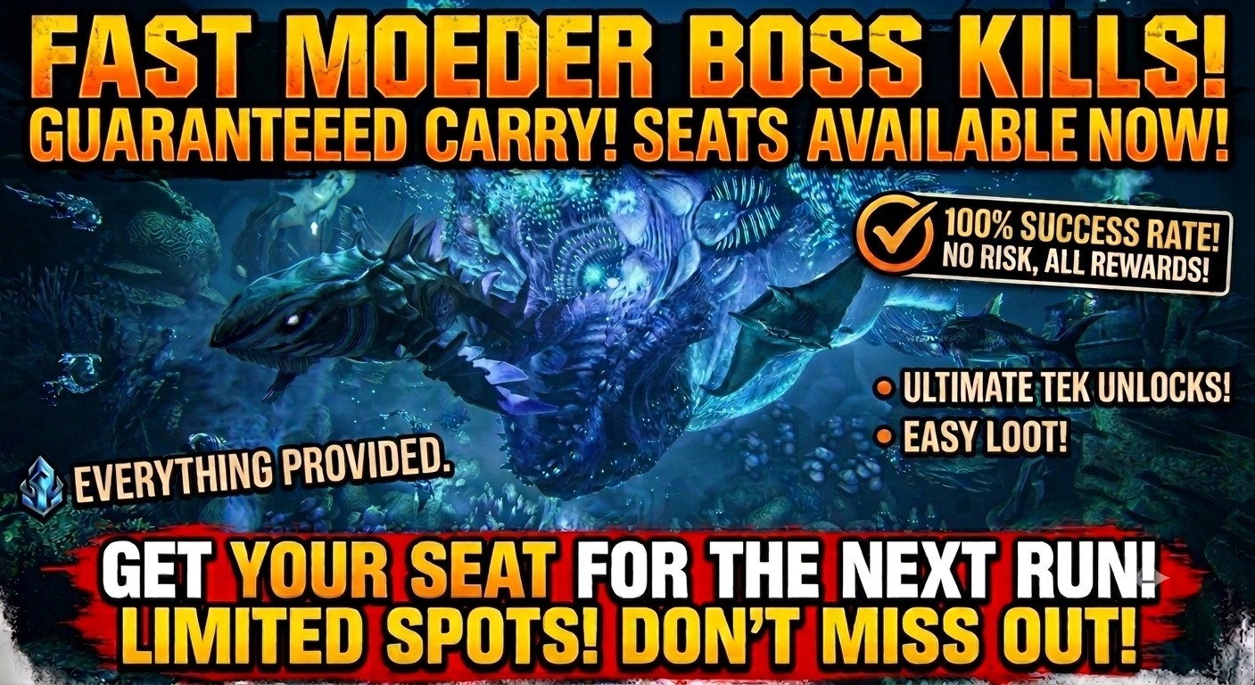 🌊 PVE ALPHA MOEDER BOSS SEATS AVAILABLE 🌊
