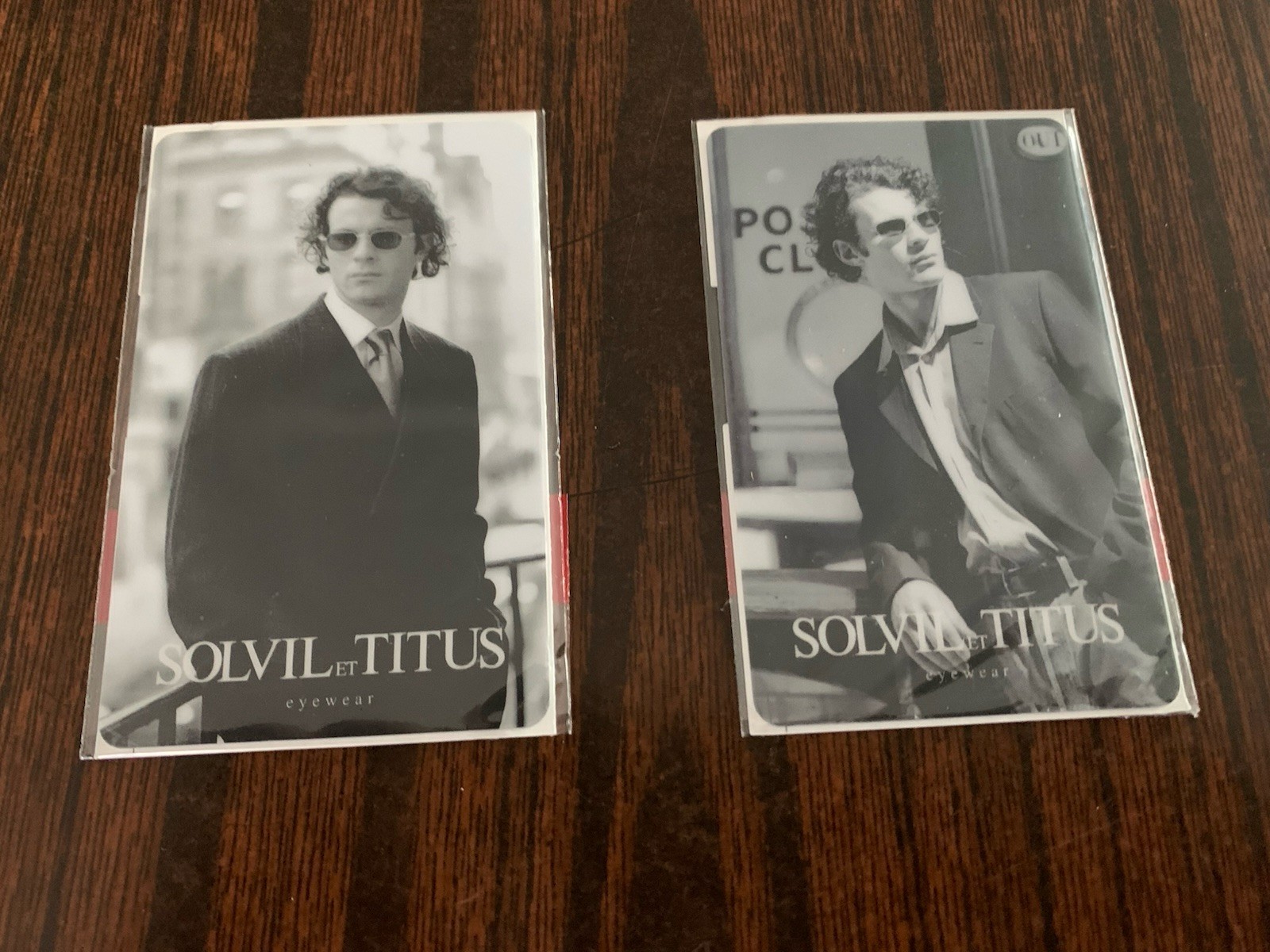 Two Solvil Et Titus Eyewear Phone cards  (Ryan Giggs -Super Football Star)
