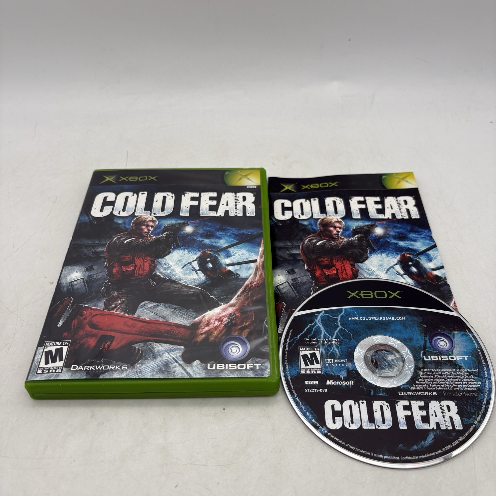 Cold Fear Original Xbox Complete w/ Manual CIB + Reg Card Tested