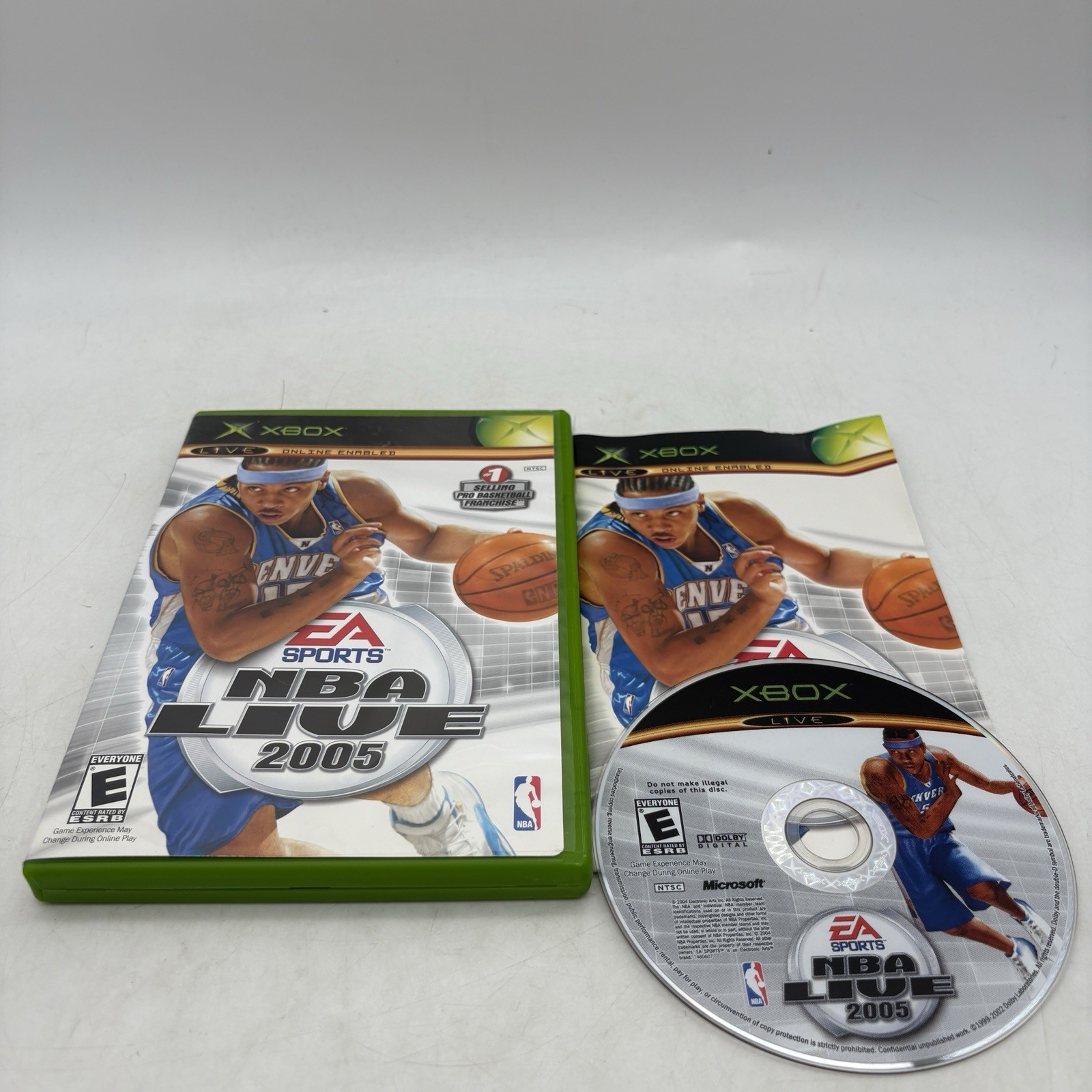 NBA Live 2005 Microsoft Xbox Original Complete w/ Manual CIB Tested