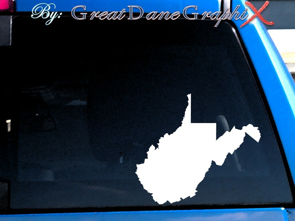 West Virginia Home, Heart, Native, Roots, Proud, State - Vinyl Decal Sticker 